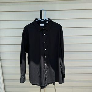 Black dress shirt~ Haggar classic fit